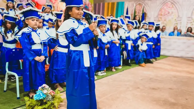Crianças das creches municipais celebram formatura em Lagoa da Confusão