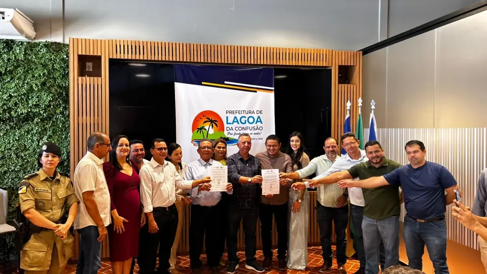 Lagoa da Confusão recebe mais de R$ 6 milhões em investimentos: ordens de serviço são assinadas com presença do Deputado Toinho Andrade, Prefeito Thiago Lagoense, Vice-prefeito Salu e lideranças locais