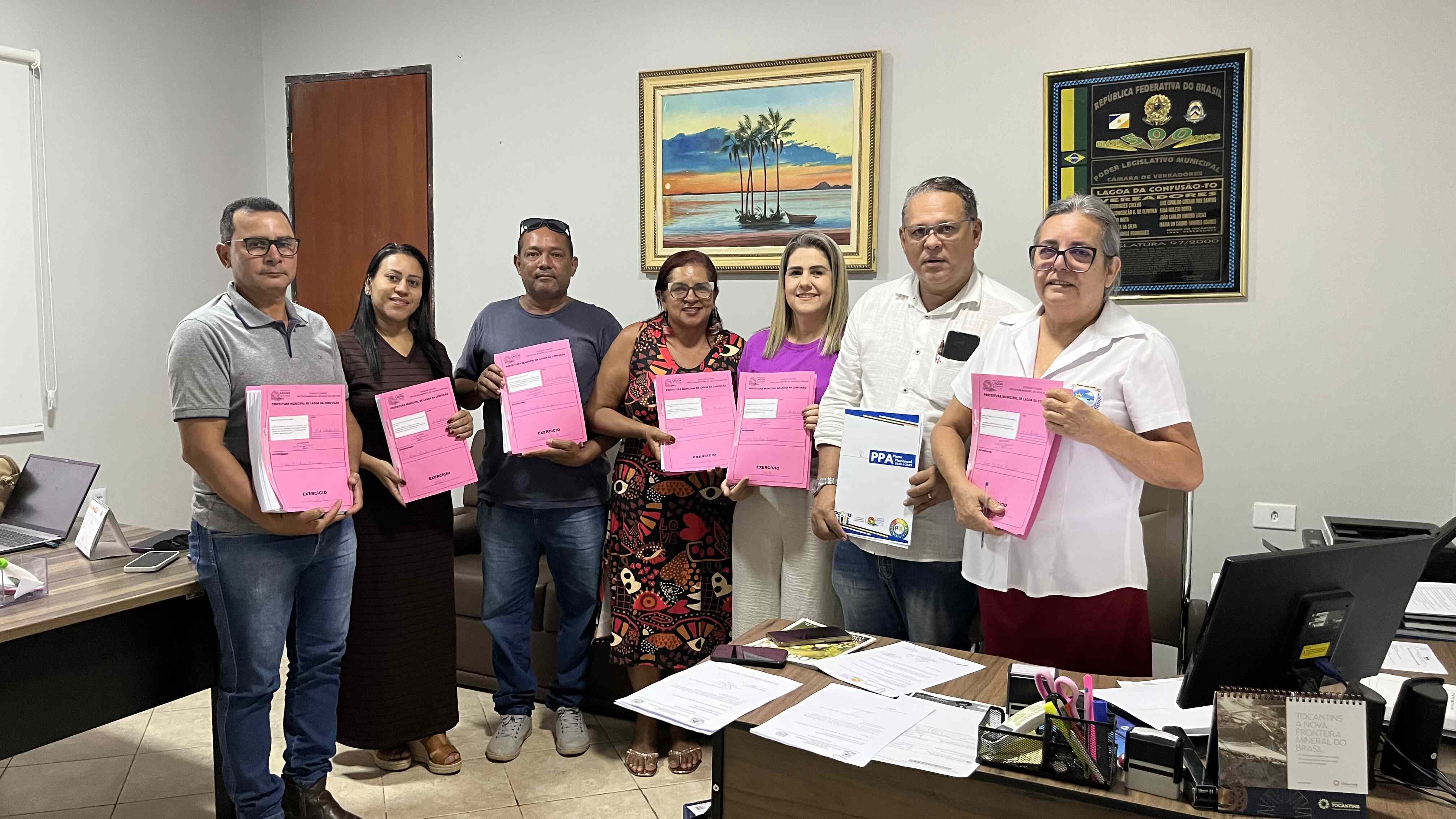 Prefeitura de Lagoa da Confusão entrega Plano Plurianual 2026-2029 à Câmara Municipal